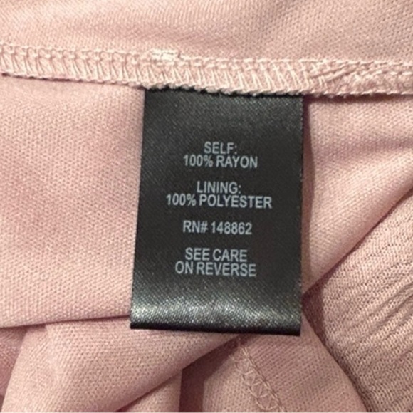 TORRID Mauve Cold Shoulder Trapeze Dress Rayon Gauze Lined Relaxed Fit 1 (14/16) - Picture 8 of 9